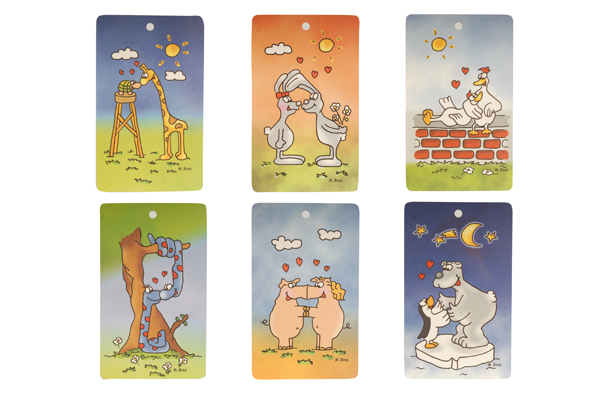 Planche à tartiner Ricolor 23,5x14,5 cm - 'Animaux'